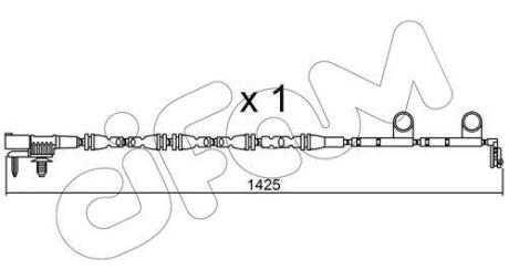Датчик ABS пер. Range Rover IV 12-/Range Rover Sport 13- CIFAM SU.316