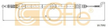 Трос ручника COFLE 107392 (фото 1)