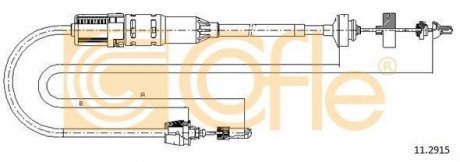 Трос сцепления Renault Espace 96-02 COFLE 11.2915