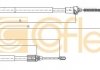 Трос ручного тормоза левый Renault Clio 1.2-1.4 98- COFLE 11.6584 (фото 1)