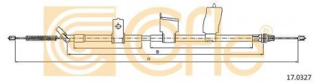 Трос ручника COFLE 17.0327