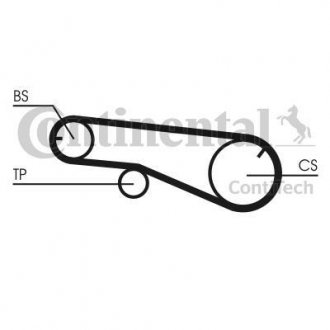 Комплект ременя ГРМ Contitech CT1109K1