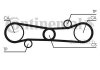 Ремінь зубчастий (довж. 60-150) Contitech CT654 (фото 1)