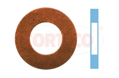 Кольцо уплотнительное форсунки медное Ford Transit MK7 / Transit (2006–2014) 2.2 CORTECO 49430708
