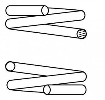 Пружина перед. Partner 2.0HDi 00- (800kg) CS Germany 14873301