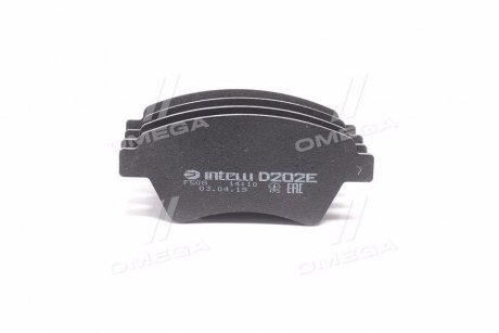 DAFMI INTELLI Тормозные колодки дисковые RENAULT Megane II, Kangoo 02- DAFMI / INTELLI D202E