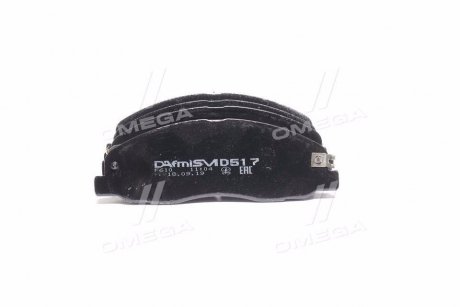 Колодка тормозов. ГАЗель NEXT перед. (компл. 4шт.) (выр-во Dafmi) DAFMI / INTELLI D517SM