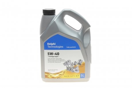 5L (Made in France!) Prestige PLUS 5W-40 Масло синт. A3/B4-04,API SJ/CF,SL/CF VW502.00/505.00,MB229.3,226.5,BMW LL-01,Renault RN0710 Delphi 25067064