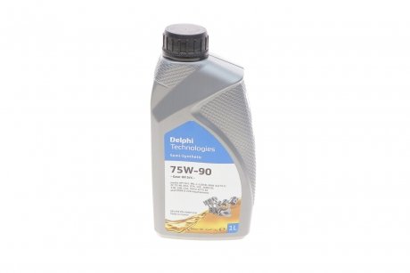 1L (Made in France!) Gear Oil 5 75W-90 Масло трансмиссионное GL-5 Delphi 25067150