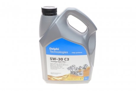 5L (Made in France!) Prestige SUPER PLUS C3 5W-30 ACEA C3/C2 API SN, Opel Dexos 2, BMW-LL-04, MB 229.51/229.52, VW502 00/505.01 Delphi 28236312