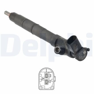 Форсунка паливна Common Rail Audi A3 Seat Leon, Leon SC, Leon ST Skoda Octavia III VW Golf Alltrack VII, Golf Sportsvan, Golf VII 1.6D 11.12- Delphi 28565330