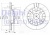 LADA Диск тормозной передний (вентилир. 260мм) ВАЗ 2110-..., R-14 Delphi BG3806 (фото 1)