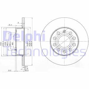 Диск тормозной Delphi BG3890C (фото 1)