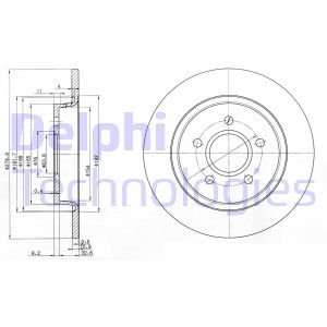 Диск тормозной Delphi BG3897C (фото 1)