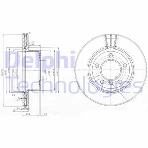 Гальмівний диск Delphi BG3900C