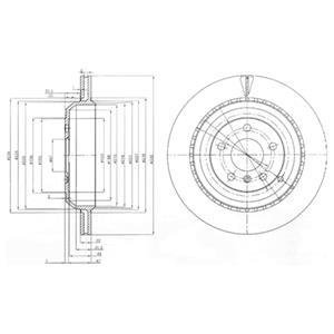 Диск тормозной Delphi BG4030