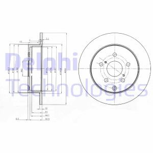 Диск тормозной Delphi BG4051