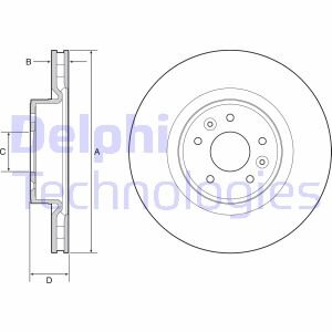 Гальмівний диск Delphi BG9232C