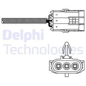 Датчик кислорода Delphi ES10970-12B1