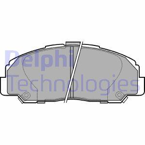 Комплект гальмівних колодок, дискове гальмо Delphi LP0944