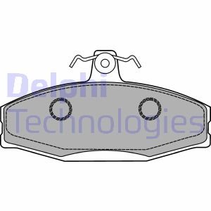 Комплект гальмівних колодок з 4 шт. дисків Delphi LP1429