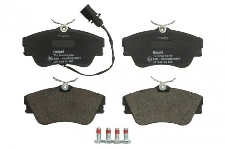 VW Тормозные колодки перед.с датч. T4 Delphi LP1542