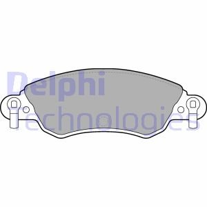 CITROEN Тормозные колодки передние C5 01- Delphi LP1656