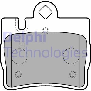 DB Тормозные колодки задн.W220 98- Delphi LP1697