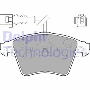 VW Тормозные колодки передние с датч.T5 03- Delphi LP1914