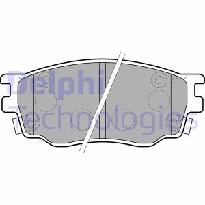 MAZDA Тормозные колодки передн.Mazda 6 02- Delphi LP1916