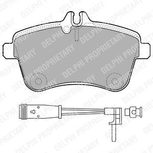 DB Тормозные колодки передн.W169/245 04- Delphi LP1938