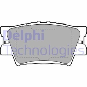 TOYOTA Тормозные колодки задн.Camry V40, Rav 4 05- Delphi LP2004