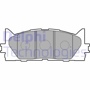 Комплект гальмівних колодок з 4 шт. дисків Delphi LP2169