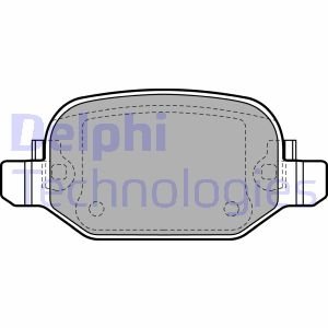 FIAT Тормозные колодки задн.500L 12- Delphi LP2475