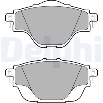 Комплект гальмівних колодок, дискове гальмо Delphi LP2509