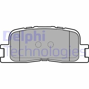 TOYOTA Тормозные колодки задн.Camry 02- Delphi LP2703