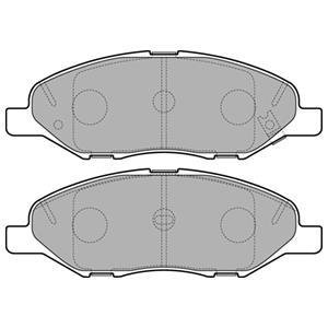 Комплект гальмівних колодок Delphi LP3169