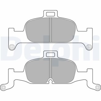 Гальмівні колодки Delphi LP3239