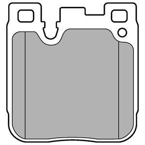 Комплект тормозных колодок Delphi LP3249