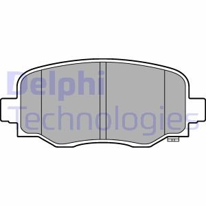 Комплект гальмівних колодок Delphi LP3253