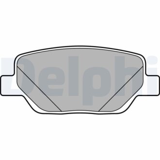 Комплект гальмівних колодок Delphi LP3290