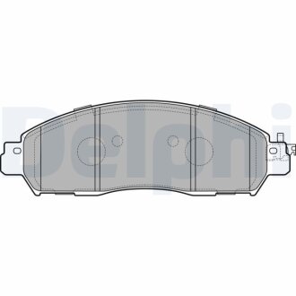Гальмівні колодки пер. LEAF Electric 17-, NV200 e-NV 14- (Akebono) Delphi LP3291