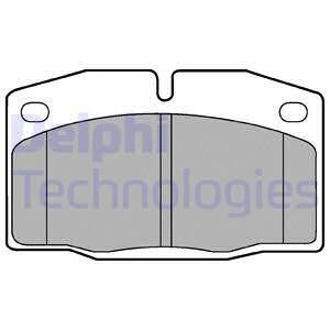 OPEL Тормозные колодки передн. Kadett E,Vectra,Corsa,Omega A Delphi LP415