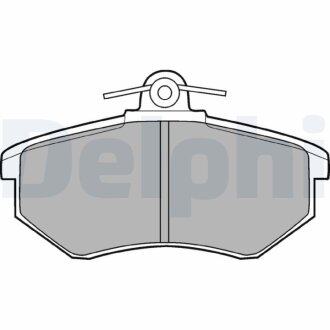 Комплект гальмівних колодок з 4 шт. дисків Delphi LP424