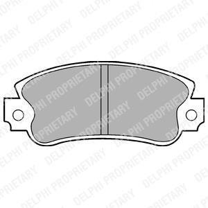 FIAT Колодки тормозные передние Panda 82-,Regata 83-,Uno Delphi LP509