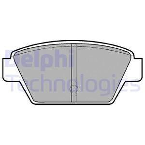 MITSUBISHI Тормозные колодки задн.Colt,Galant III,IV,Lancer IV 84- Delphi LP533