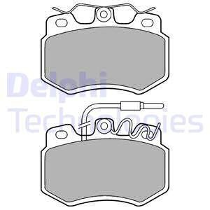 Комплект тормозных колодок. Delphi LP536