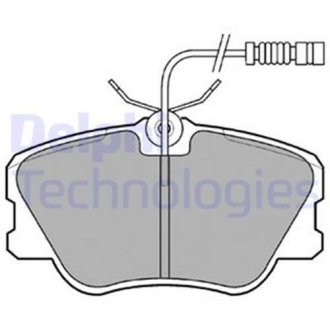 DB Тормозные колодки передн.с датчиком! W124201 Delphi LP608