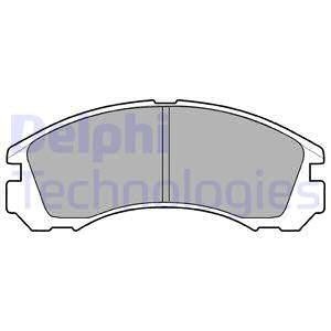 Комплект гальмівних колодок з 4 шт. дисків Delphi LP871