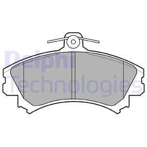 MITSUBISHI Тормозные колодки передн.Colt VI,Space Star,Carisma 1.6-1.8 95-,Smart Forfour 04- Delphi LP993